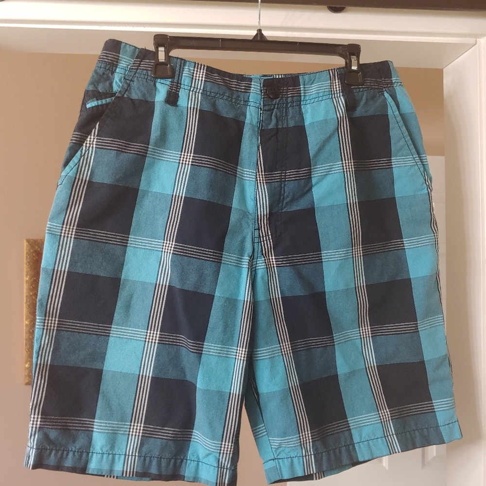 BILLABONG MEN'S BLUE BLACK WHITE GRAY SHORTS SZ 34